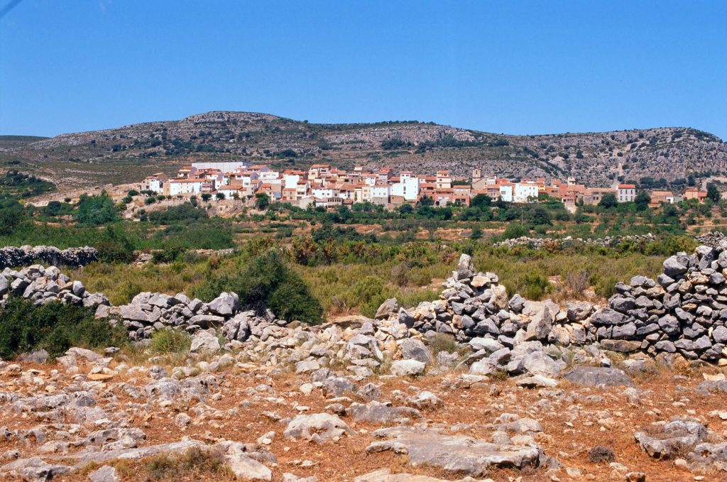 Vilar de Canes desde el assagador del Cinglet